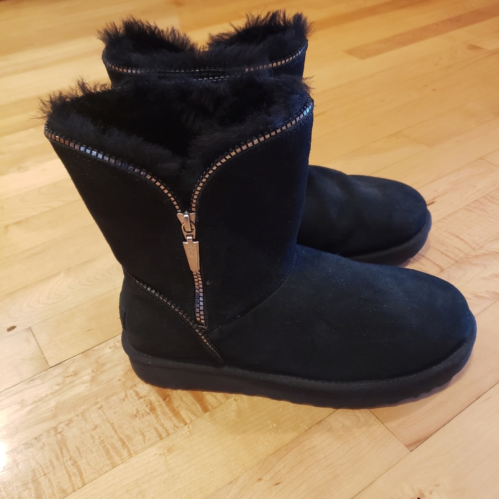 UGG Florence Black Boots